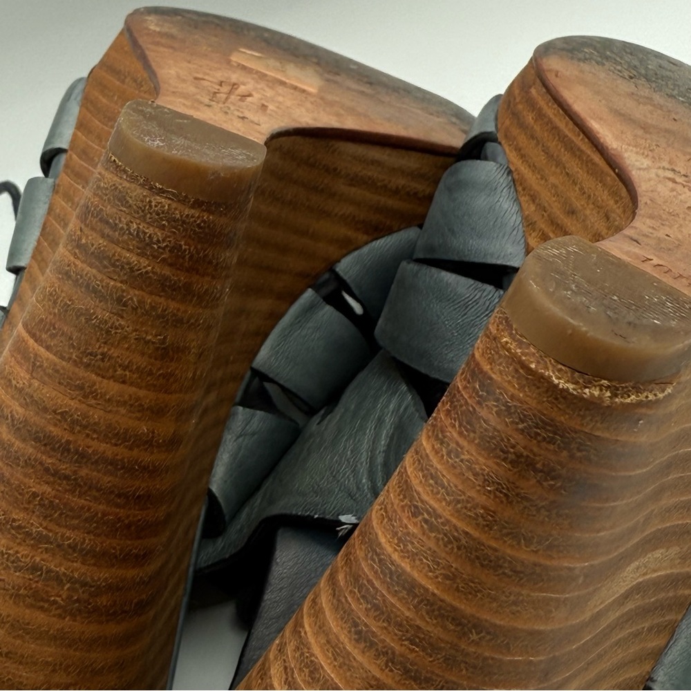 Cole Haan Nike Air Skye Lace Up Strappy Gladiator Wedge Size 10B - Picture 14 of 15